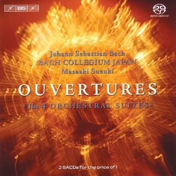 Johann Sebastian Bach / Masaaki Suzuki / Bach Collegium Japan Ouvertures (The 4 Orchestral Suites) Vinyl LP