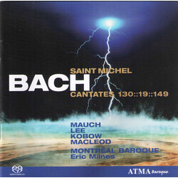 Johann Sebastian Bach / Monika Mauch / Jan Kobow / Stephan Macleod / Montreal Baroque / Eric Milnes Saint Michel Cantates 130::19::149 Vinyl LP