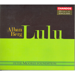 Alban Berg / Lisa Saffer / Paul Daniel / The English National Opera Orchestra Lulu Vinyl LP