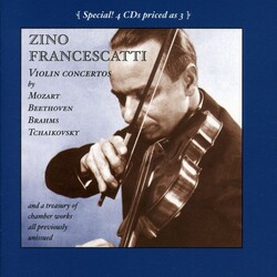 Mozart/Beethoven/Tchaikovsky Zino Francescatti In Performance 4 CD