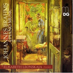 Johannes Brahms / Elisabeth Leonskaja Piano Music Opus 116 - 119 Vinyl LP