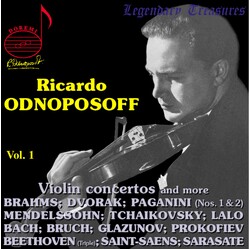Brahms Paganini Prokofiev Odnoposoff Legendary Treasures Ricardo Odnoposoff 1 6 CD