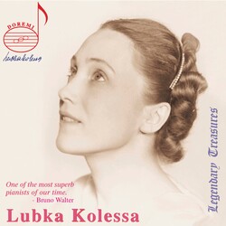 Lubka Kolessa Lubka Kolessa Legacy 3 CD