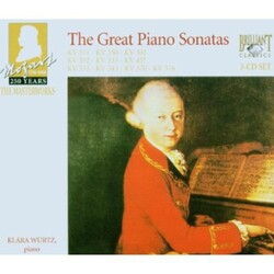 Mozart / Wurtz GREAT PIANO SONATAS 3 CD