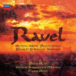Maurice Ravel / Charles Dutoit / L'Orchestre Symphonique De Montreal / Pascal Rogé Orchestral Works - Piano Concertos Vinyl LP