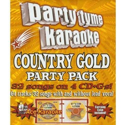 Party Tyme Karaoke Country Gold Party Pack 4 CD