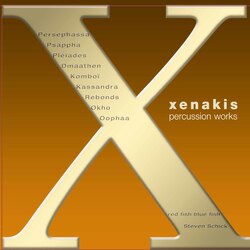 Iannis Xenakis / red fish blue fish / Steven Schick Percussion Works Vinyl LP