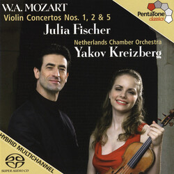 Wolfgang Amadeus Mozart / Julia Fischer (4) / Netherlands Chamber Orchestra / Yakov Kreizberg Violin Concertos Nos. 1, 2 & 5 Vinyl LP