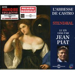 Stendhal / Jean Piat L'abbesse De Castro Vinyl LP
