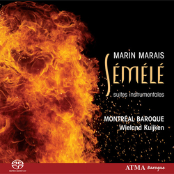 Marin Marais / Wieland Kuijken Semele - Ouverture et Danses Vinyl LP