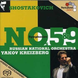 Dmitri Shostakovich / Russian National Orchestra / Yakov Kreizberg Symphonies Nos 5 & 9 Vinyl LP
