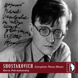 Dmitri Shostakovich / Boris Petrushansky Complete Piano Music Vinyl LP