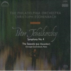Pyotr Ilyich Tchaikovsky / The Philadelphia Orchestra / Christoph Eschenbach Symphony No. 4 / The Seasons (July-December) Vinyl LP