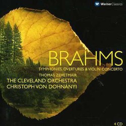Johannes Brahms / The Cleveland Orchestra / Christoph von Dohnányi Brahms Symphonies, Overtures & Violin Concerto Vinyl LP
