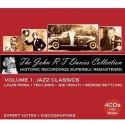 Louis Prima / Ted Lewis / Joe Venuti / George Wettling The John R T Davies Collection (Volume 1: Jazz Classics) Vinyl LP