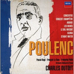 Francis Poulenc / Pascal Rogé / François Le Roux / Françoise Pollet / Orchestre National De France / Charles Dutoit Concertos / Orchestral Works / Glo
