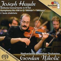Joseph Haydn / Gordan Nikolitch / Netherlands Chamber Orchestra Sinfonia Concertante In B Flat, Symphony No.100 In G "Militär" - "Miltary", L'isola Di
