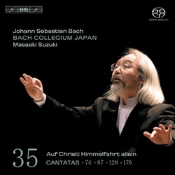 Johann Sebastian Bach / Bach Collegium Japan / Masaaki Suzuki Cantatas 35 : 74 - 87 - 128 - 176 - Auf Christi Himmelfahrt Allein Vinyl LP