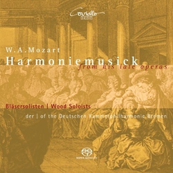 Mozart Wind Soloist Deutschen Kammerphil Bremen Harmoniemusick from His Late Operas SACD