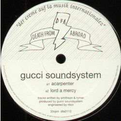 Gucci Soundsystem Acarpentar Vinyl 12"