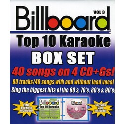 Billboard Top 40 Karaoke Vol. 3-Billboard Top 40 Karaoke Box Set box set 4 CD