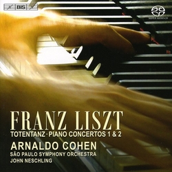 Franz Liszt / Arnaldo Cohen / Orquestra Sinfônica Do Estado De São Paulo / John Neschling Totentanz - Piano Concertos 1 & 2 Vinyl LP