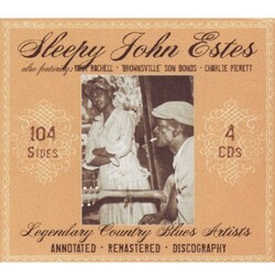 Sleepy John Estes / Yank Rachell / Son Bonds / Charlie Pickett Legendary Country Blues Artists Vinyl LP
