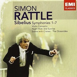 Simon Rattle Complete Sibelius Symphonies 5 CD