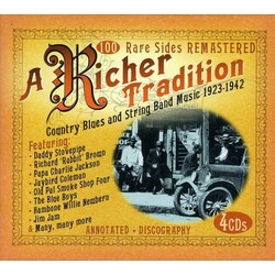Various A Richer Tradition (Country Blues And String Music 1923-1942) Vinyl LP