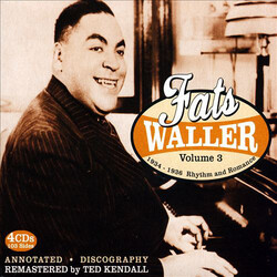 Fats Waller The Complete Recorded Works, Vol. 3 - Rhythm And Romance Vinyl LP
