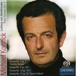 Beethoven Korstick Piano Sonatas 3 SACD