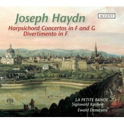 Haydn Demeyere La Petite Bande Kuijken Harpsichord Concerto In G Major & F Major SACD CD