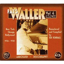 Fats Waller The Complete Recorded Works, Vol. 4 - New York, Chicago & Hollywood Vinyl LP