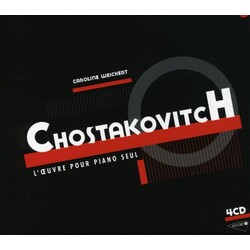 Dmitri Shostakovich / Caroline Weichert L' Œuvre Pour Piano Seul Vinyl LP