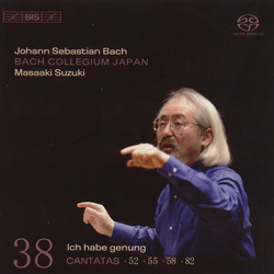 Johann Sebastian Bach / Bach Collegium Japan / Masaaki Suzuki Cantatas 38: ►52 ►55 ►58 ►82 (Ich Habe Genung) SACD