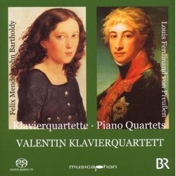 Mendelssohn-Bartholdy Valentin Klavierquartett Piano Quartets SACD CD