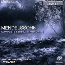 Felix Mendelssohn-Bartholdy / Amsterdam Sinfonietta / Lev Markiz Complete String Symphonies Vinyl LP