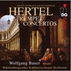 Johann Christian Hertel / Johann Wilhelm Hertel / Wolfgang Bauer (3) / Württembergisches Kammerorchester Trumpet Concertos Vinyl LP