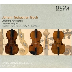 Johann Sebastian Bach / Swiss Chamber Soloists Goldberg-Variationen / Version For String Trio Vinyl LP