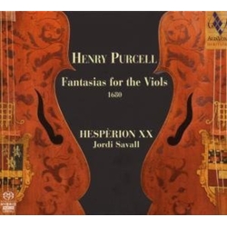 Henry Purcell / Hespèrion XX / Jordi Savall Fantasias For The Viols Vinyl LP