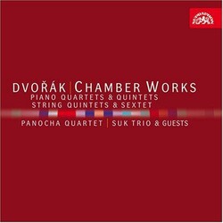 Antonín Dvořák / Panocha Quartet / Suk Trio Chamber Works - Piano Quartets & Quintets - String Quintets & Sextet Vinyl LP