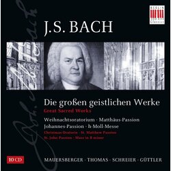 Johann Sebastian Bach / Erhard Mauersberger / Kurt Thomas / Peter Schreier / Ludwig Güttler Die Grossen Geistliche Werke = Great Sacred Works Vinyl LP