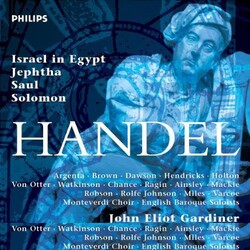 Georg Friedrich Händel / The Monteverdi Choir / The English Baroque Soloists / John Eliot Gardiner Israel In Egypt ・ Jephtha ・ Saul ・ Solomon Vinyl LP