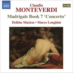 Claudio Monteverdi / Delitiæ Musicae / Marco Longhini (2) Madrigals Book 7 "Concerto" Vinyl LP