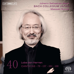 Johann Sebastian Bach / Bach Collegium Japan / Masaaki Suzuki Cantatas 40: ►79 ►137 ►164 ►168 (Lobe Den Herren) Vinyl LP