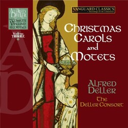 Alfred Deller / Deller Consort Christmas Carols And Motets Vinyl LP