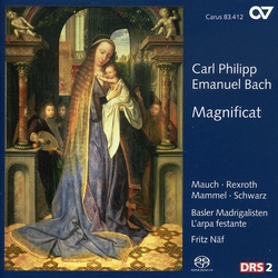 C.P.E. Bach Mauch Rexroth Jorg Schwarz Magnificat Works (Hybr) SACD CD
