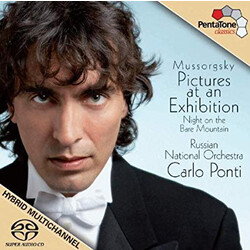 Modest Mussorgsky / Russian National Orchestra / Carlo Ponti Pictures At An Exhibition; Night on Bare Mountain Vinyl LP