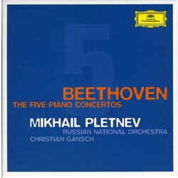 Ludwig van Beethoven / Christian Gansch / Russian National Orchestra / Mikhail Pletnev The Five Piano Concertos Vinyl LP