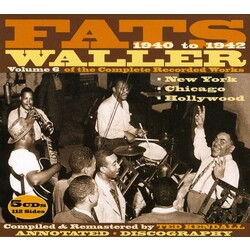 Fats Waller The Complete Recorded Works, Vol. 6 New York, Chicago & Hollywood Vinyl LP